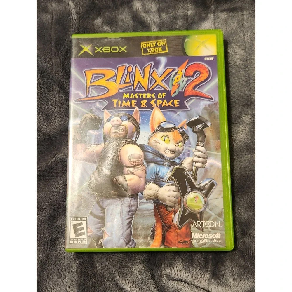 Blinx 2: Masters of Time & Space (Microsoft Xbox, 2004) CIB